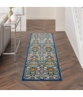 Nourison Allur Area Rug ALR03-Navy Multicolor