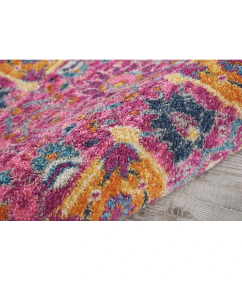 Nourison Passion Area Rug PSN01 Fuchsia 2'2" x 10'
