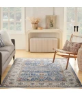 Nicole Curtis Series 4 Area Rug SR402 Light Blue Grey