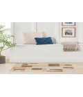 Nourison Astra Machine Washable Beige Multicolor ASW09 2 ft. 2 in. X 4 ft. Rectangle Rug
