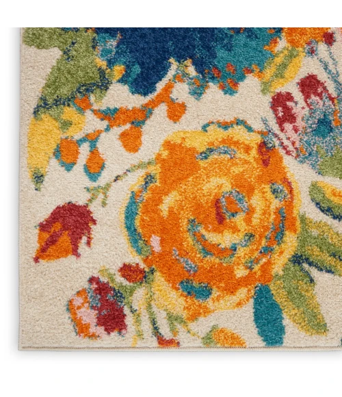 Nourison Allur Area Rug ALR07-Ivory Multicolor