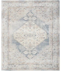 Nourison Home Astra Machine Washable ASW11 Light Blue 7 ft. 10 in. X 10 ft. Area Rug