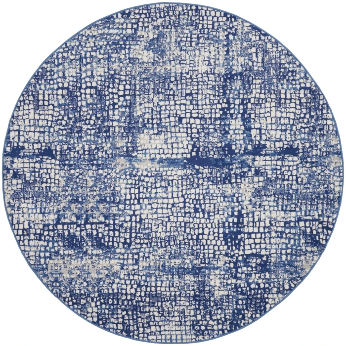 Nourison Whimsicle Area Rug WHS07-Ivory Navy