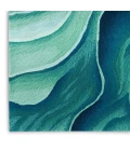 Nourison Prismatic Silver Green PRS42 6 ft. X 8 ft. Rect. Rug