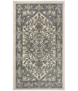 Nourison Home Quarry QUA05 Ivory Blue 2 ft. 2 in. X 3 ft. 9 in. Area Rug