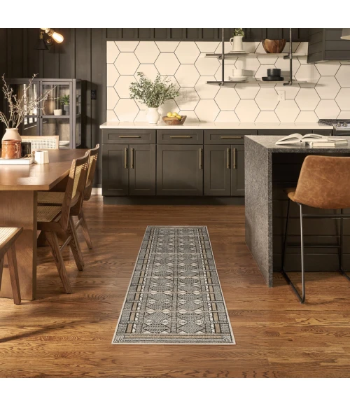 Nourison Home Nordic Ivory Multicolor NRC06 2 ft. X 6 ft. Rectangle Rug