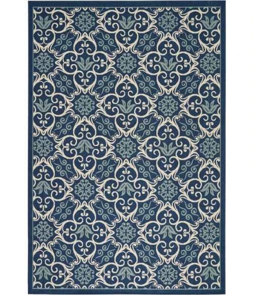 Nourison Caribbean Area Rug CRB02-Navy