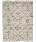 Nourison Oslo Shag Ivory/Grey OSL02 8 ft. X 11 ft. Rect. Rug