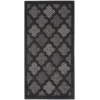 Nourison Home Easy Care NES01 Charcoal Black 2 ft. X 4 ft. Area Rug