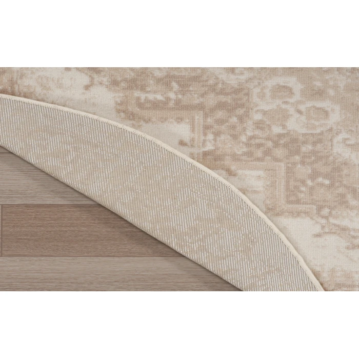 Nourison Grafix Ivory Beige GRF14 4 ft. Round Rug