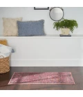 Nicole Curtis Machine Washable Series 1 Area Rug SR102 Red 2' x 4'