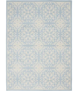 Nourison Home Jubilant JUB06 Ivory Light Blue 4 ft. X 6 ft. Area Rug