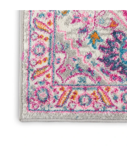 Nourison Passion Area Rug PSN20-Light Grey/Pink
