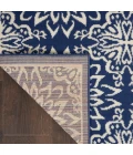 Nourison Jubilant Area Rug JUB06 Navy/Ivory