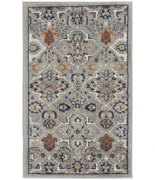 Nourison Allur Grey ALR03 3 ft. X 5 ft. Rectangle Rug