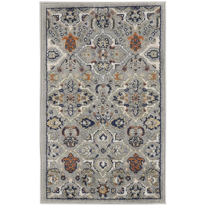 Nourison Allur Grey ALR03 3 ft. X 5 ft. Rectangle Rug