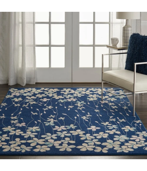 Nourison Tranquil Area Rug TRA04-Navy