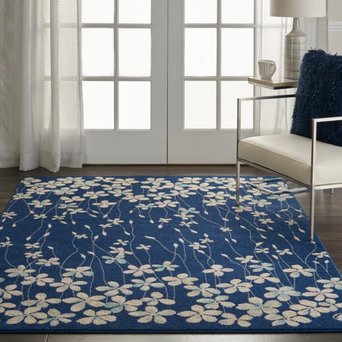 Nourison Tranquil Area Rug TRA04-Navy