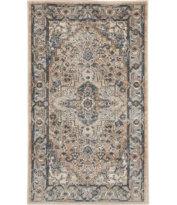 Nourison Home Quarry QUA05 Beige Grey 2 ft. 2 in. X 3 ft. 9 in. Area Rug