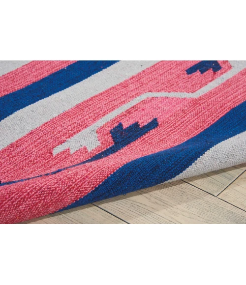 Nourison Baja Area Rug BAJ01-Pink/Blue