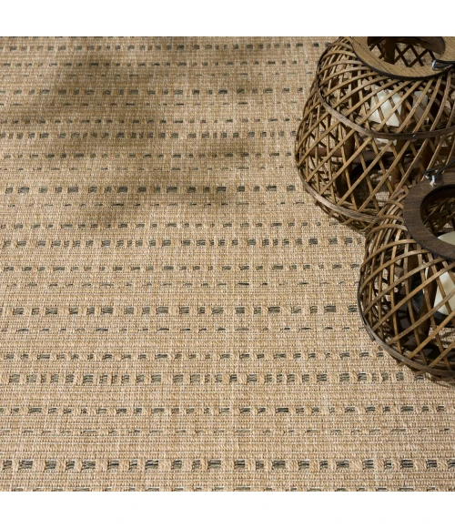 Nourison Tulum Taupe TLM01 6 ft. X 9 ft. Rect. Rug