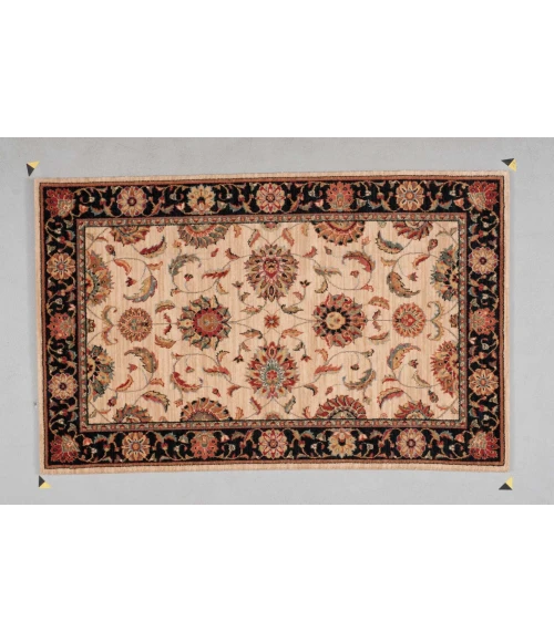 Nourison Living Treasures Area Rug LI04-Ivory/Black