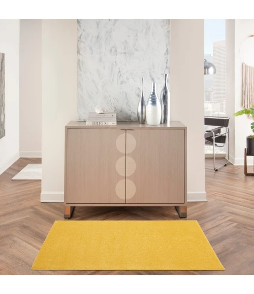 Nourison Essentials Area Rug NRE01-Yellow