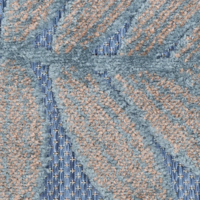 Nourison Aloha Blue Rose ALH18 2 ft. 8 in. X 4 ft. Rect. Rug