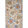 Nourison Home Aloha ALH17 Ivory Blue 3 ft. 6 in. X 5 ft. 6 in. Area Rug