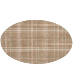 Nourison Home Grafix GRF03 Taupe 4 ft. Round Area Rug