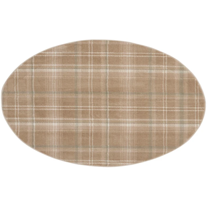 Nourison Grafix Taupe GRF03 4 ft. Round Rug