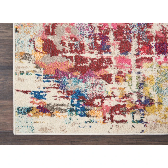 Nourison Celestial Area Rug CES13-Pink/Multicolor