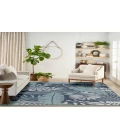 Nourison Garden Oasis Navy GOA02 8 ft. X 10 ft. Rectangle Rug