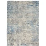 Nourison Home Solace SLA01 Ivory/Grey/Blue 5 ft. 3 in. X 7 ft. 3 in. Area Rug