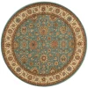 Nourison Home Living Treasures LI05 Aqua 7 ft. 10 in. Round Area Rug