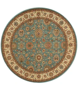 Nourison Home Living Treasures LI05 Aqua 7 ft. 10 in. Round Area Rug