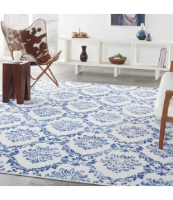 Nourison Home Whimsicle WHS01 Ivory Navy 7 ft. X 10 ft. Area Rug