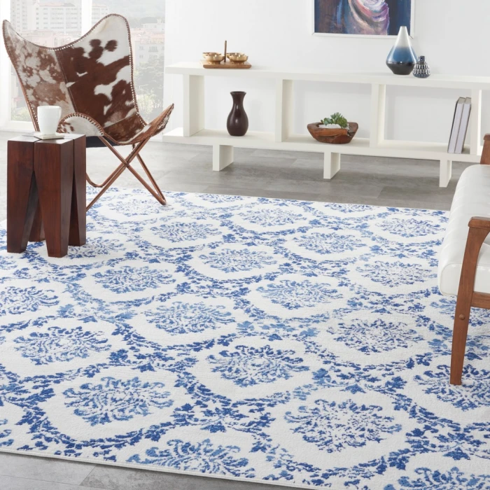 Nourison Whimsicle Area Rug WHS01-Ivory Navy