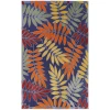 Nourison Home Aloha ALH18 Navy Multicolor 9 ft. X 12 ft. Area Rug