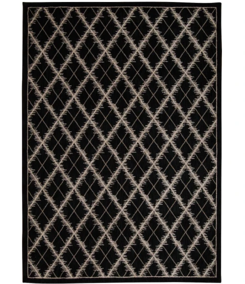 Nourison Home Tranquility Black TNQ01 3ft.9in. x 5ft.9in. Rect. Rug