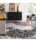 Nourison Aloha Area Rug ALH05 Black White 12' x 15'