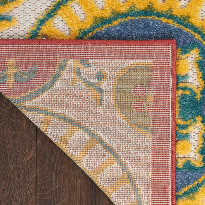 Nourison Aloha Area Rug ALH30 Red/Multi
