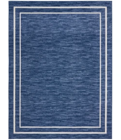 Nourison Home Nourison Essentials NRE02 Navy/Ivory 9 ft. X 12 ft. Area Rug