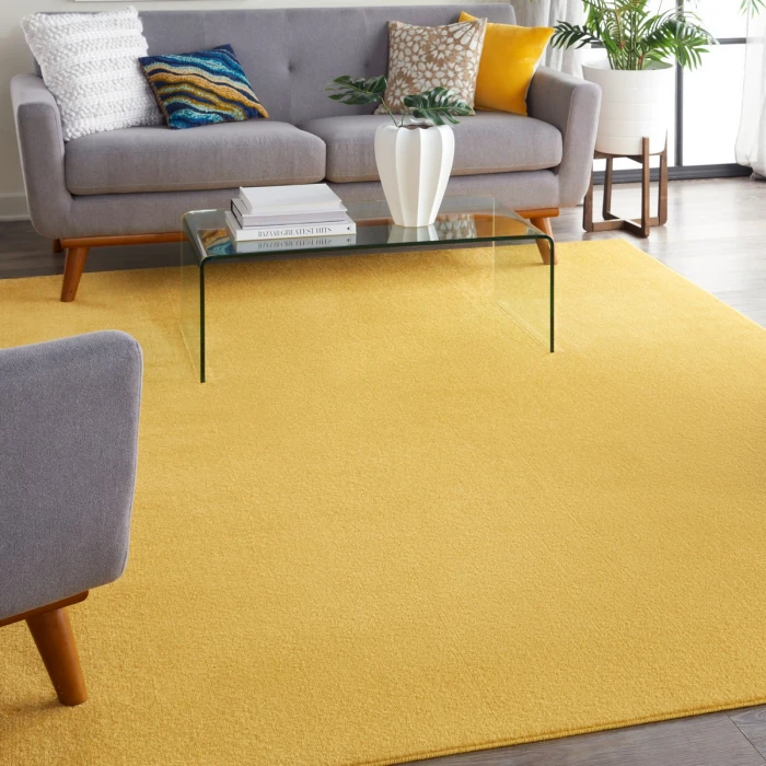 Nourison Nourison Essentials Yellow Area Rug NRE01 Yellow 10' x 14'