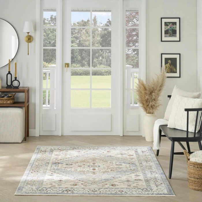 Nourison Home Pardis Blue PRD02 5ft.3in. x 7ft. Rect. Rug