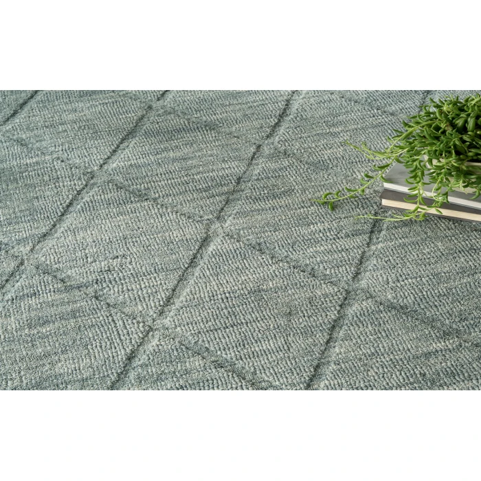 Nourison Wool Haven Blue WOH01 3 ft. 9 in. X 5 ft. 9 in. Rectangle Rug