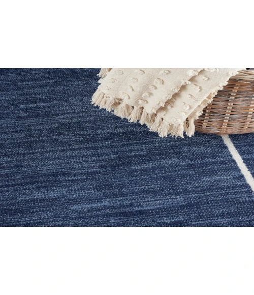 Nourison Nourison Essentials Navy Ivory NRE02 7 ft. X 10 ft. Rectangle Rug