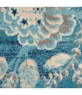 Nourison Tranquil Area Rug TRA02-Turquoise