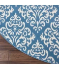 Nourison Grafix Round Area Rug GRF06-Blue