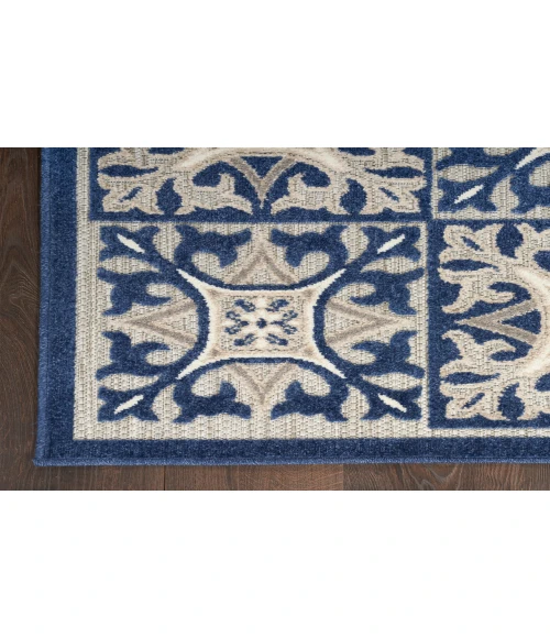 Nourison Aloha Blue ALH34 2 ft. 8 in. X 4 ft. Rectangle Rug